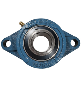 TRITAN Pillow Block Bearing: 25 mm Bore, Cast Iron, Set Screws, 36.5 mm  Shaft Ht, 140 mm Overall Lg